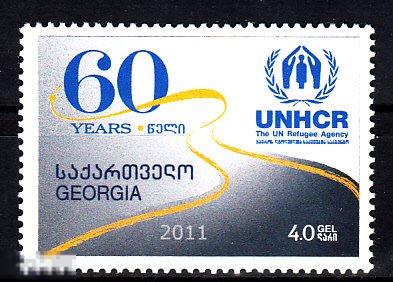 2012 Грузия беженцы № 603 п/с ** 6 евро