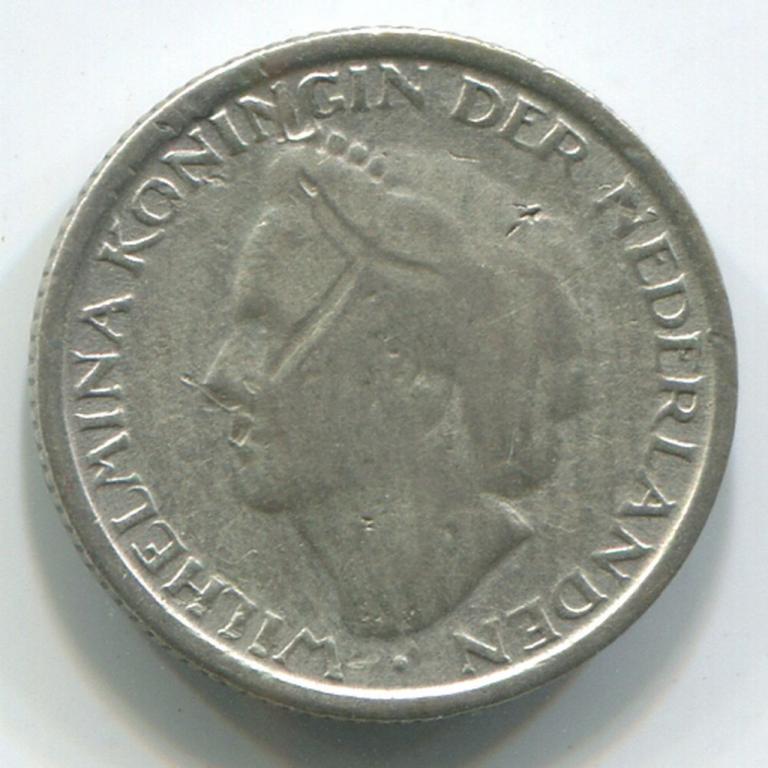 Кюрасао 1/10 гульдена 1948 F