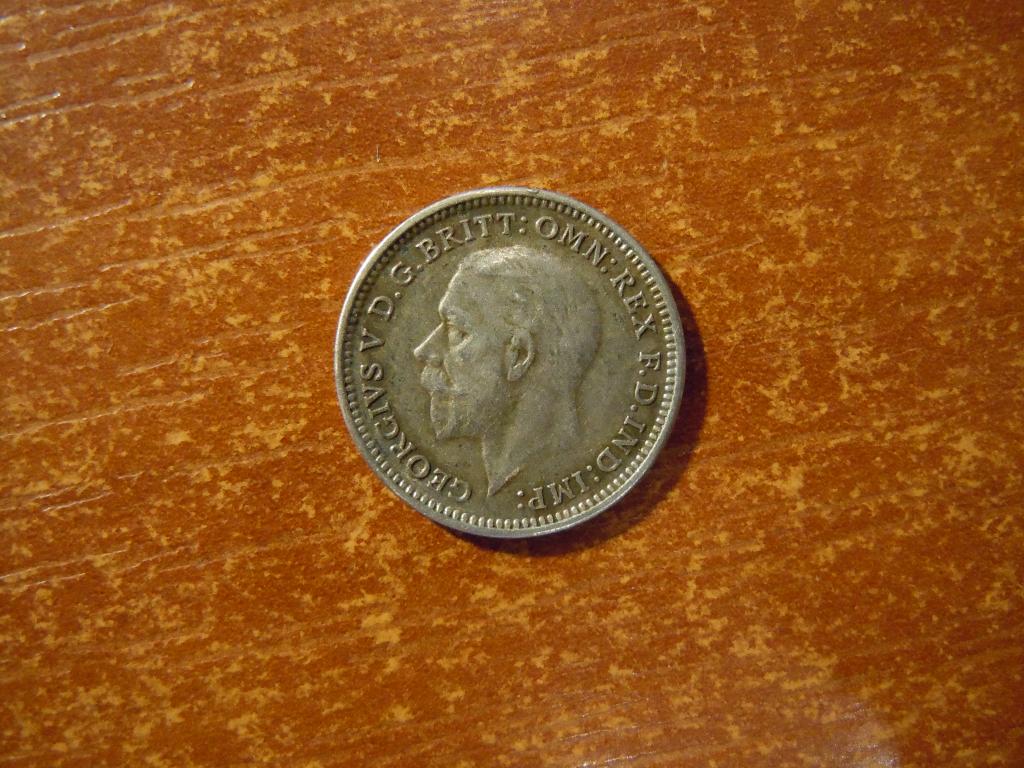 3 пенса 1931г Великобритания, Король Георг V, 1,41гр, серебро