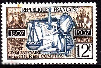 1957 Франция Юстиция № 1135 * 0.50 евро