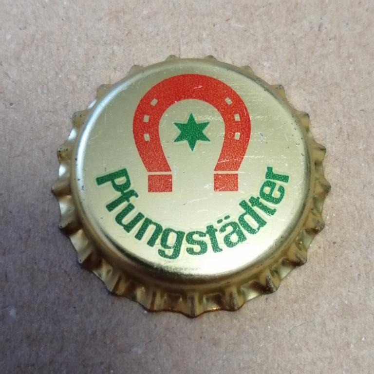 Пивная пробка Pfungstädter Brauerei Hildebrand Германия необжатая