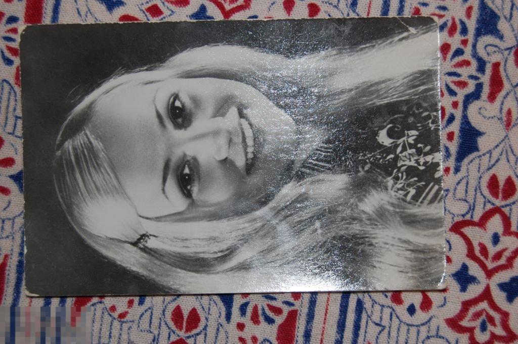 Открытка СССР с известным артистом (-кой) 