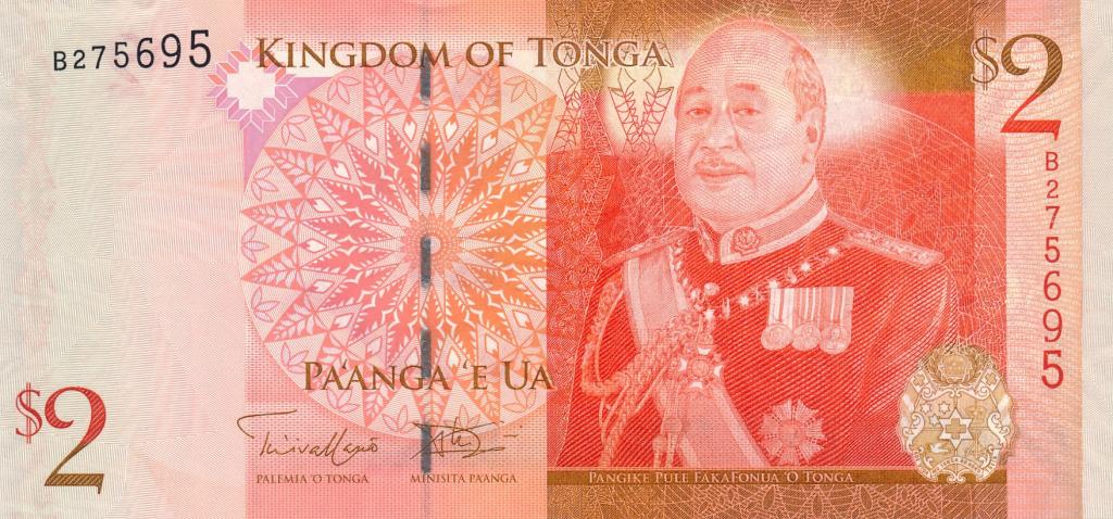 Тонга 2 паанга 2008 Р-38 UNC