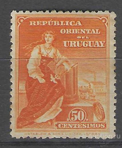 1910 Уругвай Ми 190 чистая