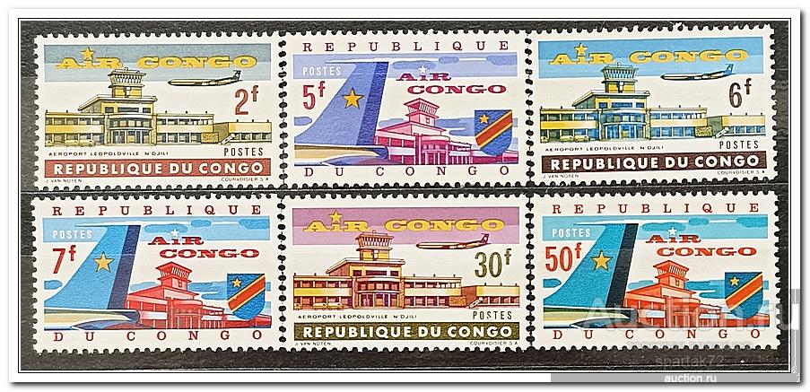 Конго 1963 год № 145/50 " День памяти «Воздушного Конго» " MNH**