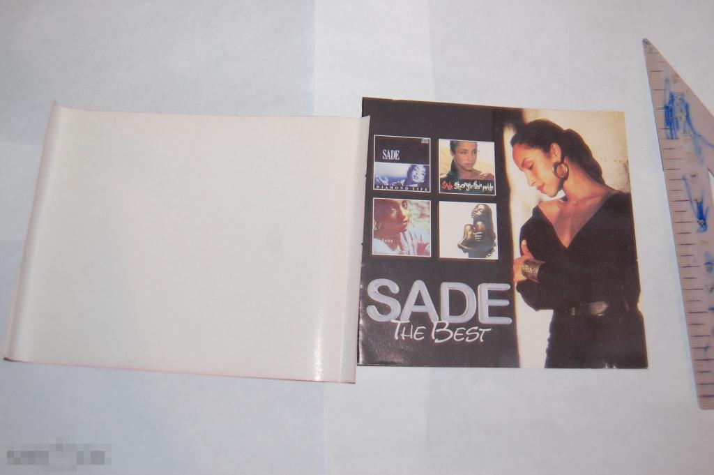 Этикетка от диска - буклет, обложка - Sade The best 