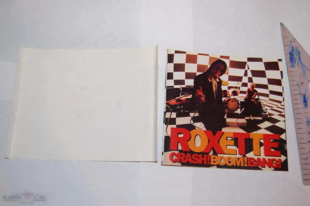 Этикетка от диска - буклет, обложка - Roxette Crash! Boom! Bang! 