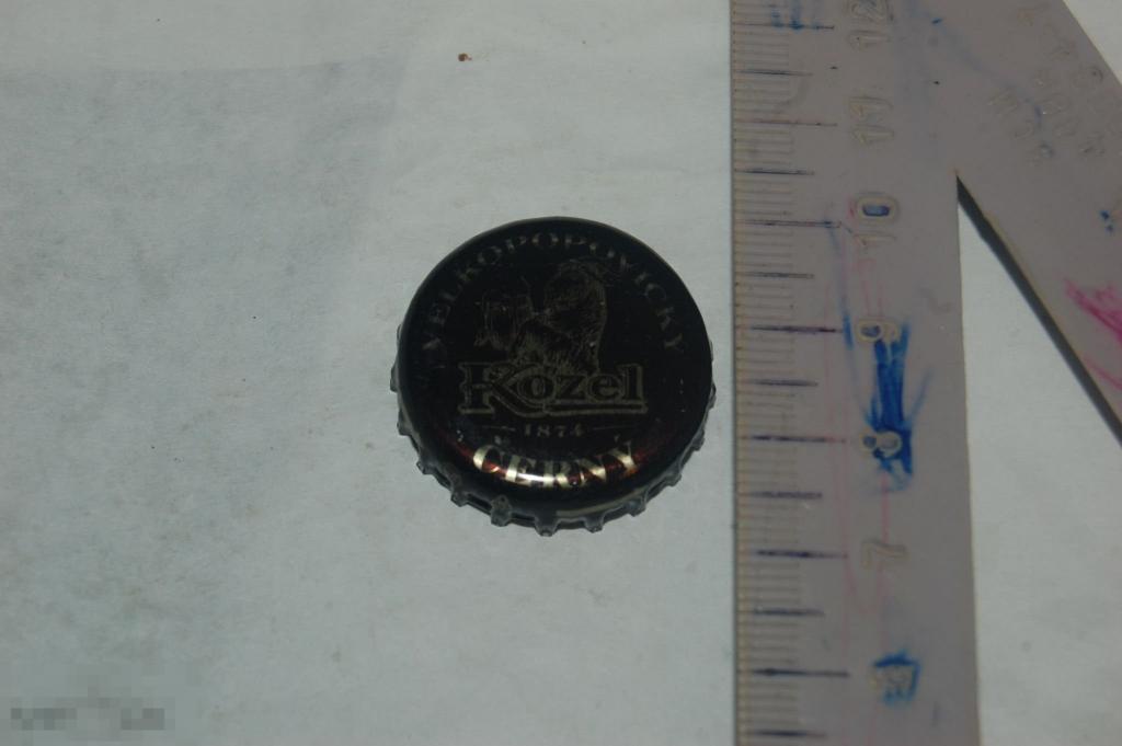 Пробки от пива Kozel тёмный - см. описание - крышки - лот № 1 