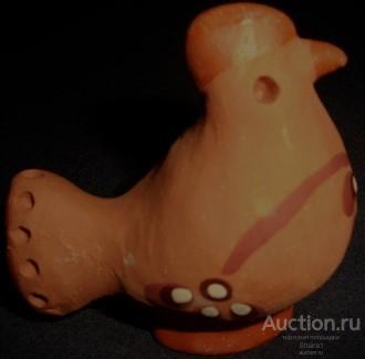 Курица игрушка-свистулька Народные промыслы СССР