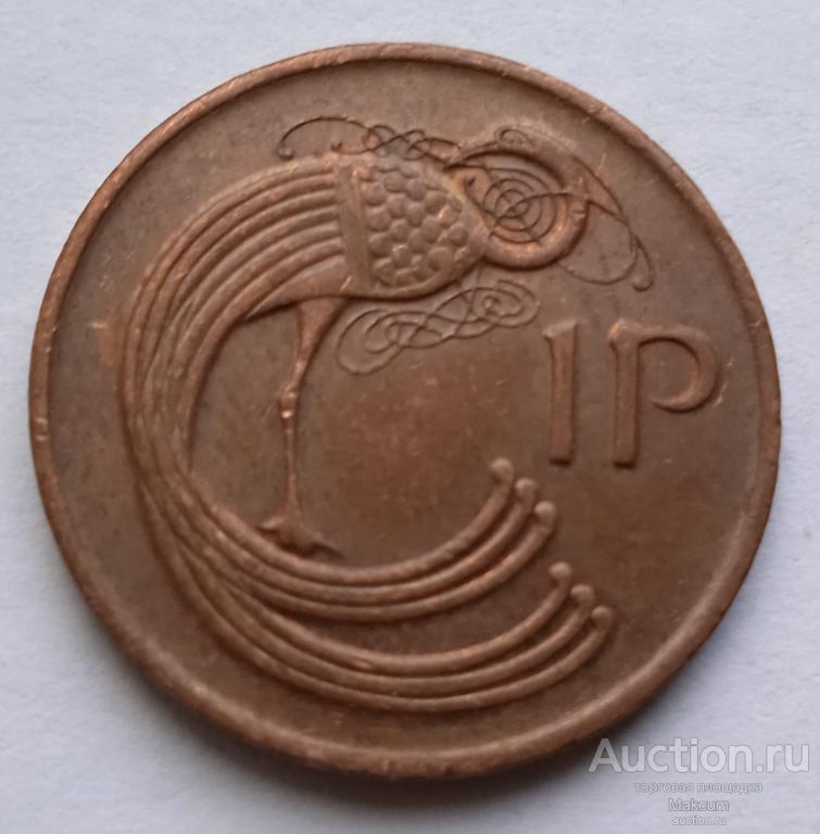 Ирландия 1 пенни .1985 г .