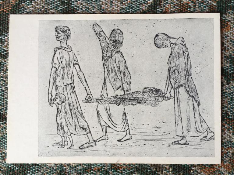 Фриц Кремер. Этюд к памятнику в Равенсбрюке. 1974 г.