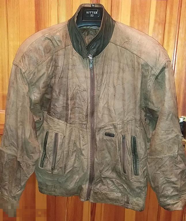 Куртка.Кожаная.Фирма. Одежда.Подарок. 