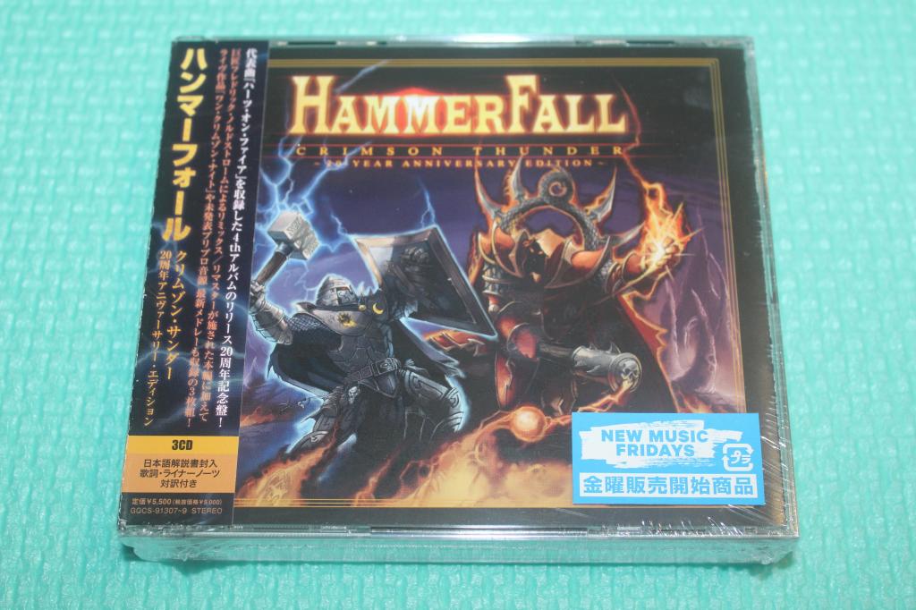 Hammerfall / Crimson Thunder / Japan 2CD+DVD Jewel BOX