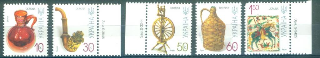 Украина 2007-09 г. набор стандартов Предметы старины негашеная**