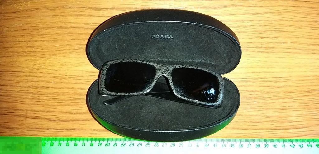 Очки.Солнцезащитные.PRADA МILANO. Мужские. Эмблема.СЕРЕБРО? Комплект.Подарок.Футляр. 