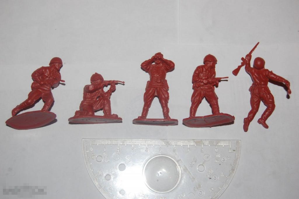 Солдатики Китай ВОВ и др. солдатики см. описание - Airfix? копия 