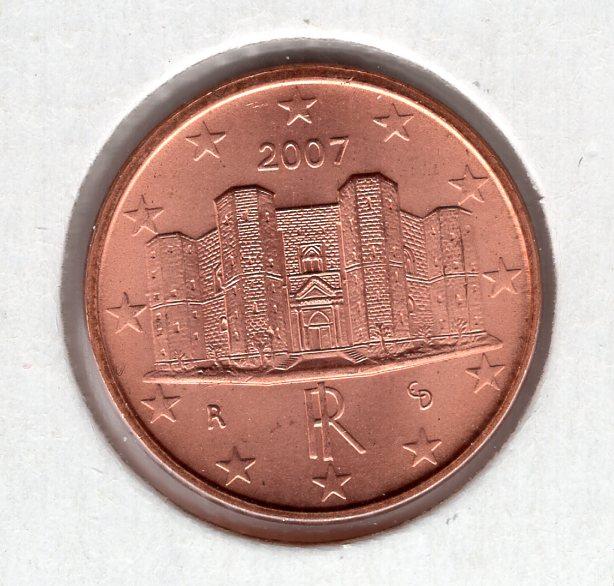 1 евроцент - Италия - 2007 - UNC