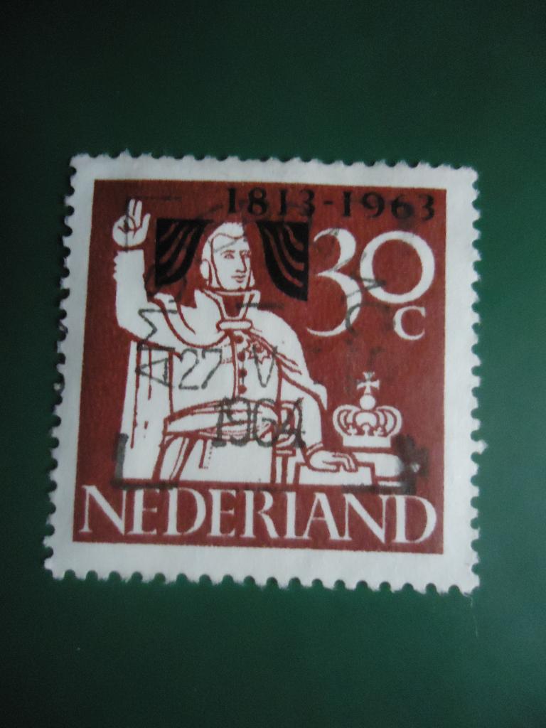 1963 г.  Нидерланды  гаш. без клея.  #