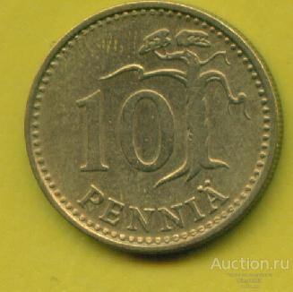 Финляндия 10 пенни 1976 (469а)