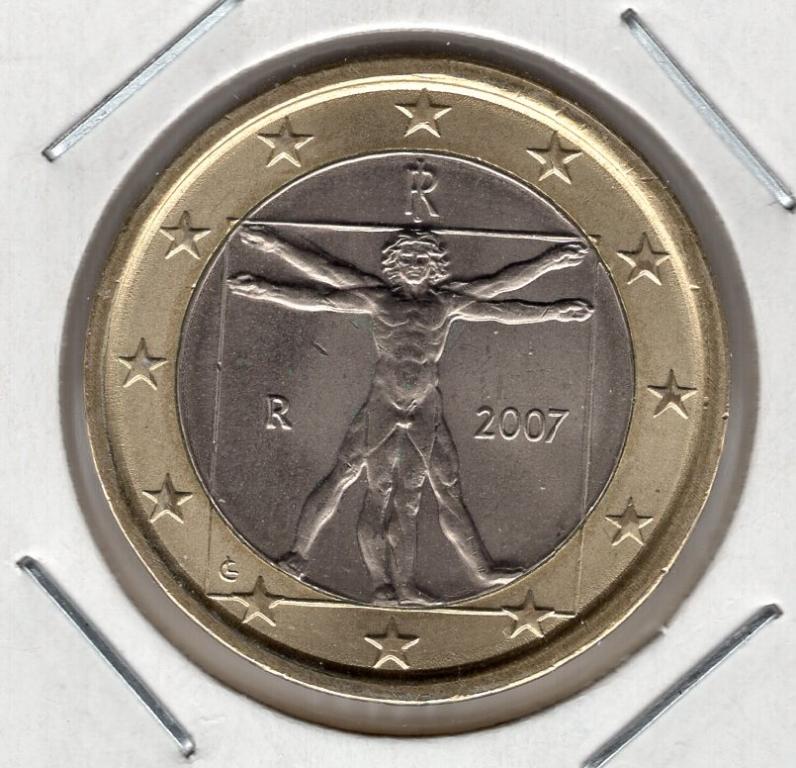 1 евро - Италия - 2007 - UNC
