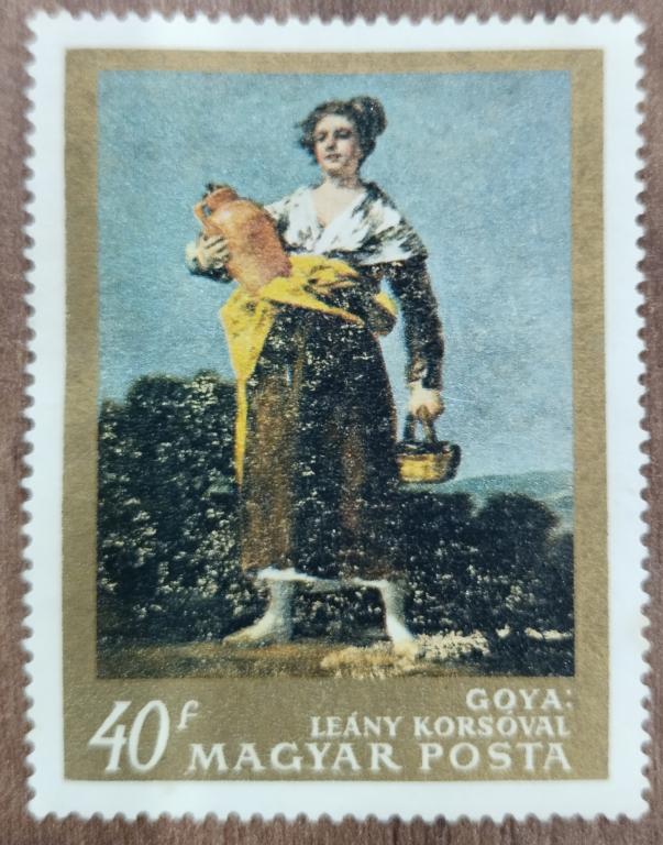Почтовая марка Венгрия  Живопись 
