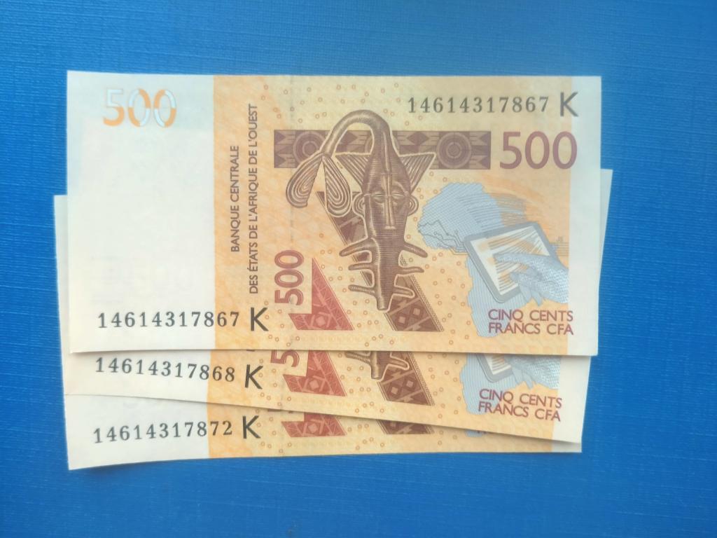 Западная Африка Сенегал - 500 франков 2012 год   пресс