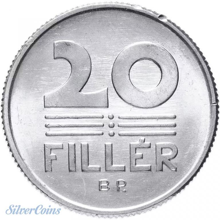 20 филлеров 1973 года. Венгрия