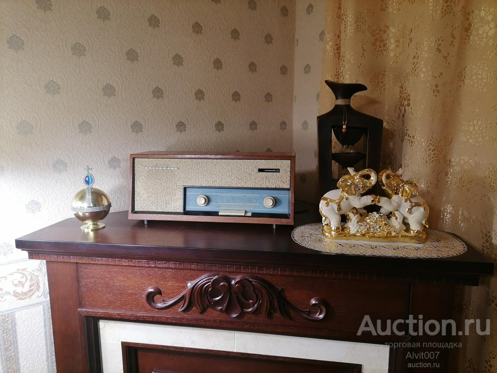 Ламповый радиоприёмник Telefunken Jubilate Teak 1261 Рабочий, всё родное