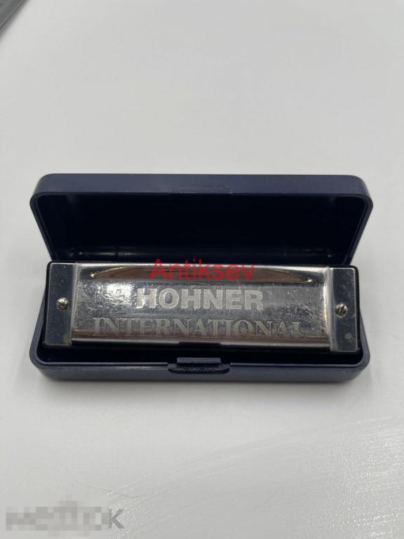 Губная гармошка Hohner International Silver Star футляр низкая цена 