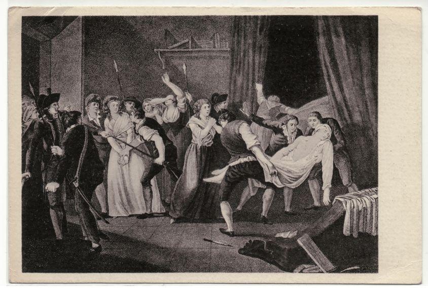 Убийство Ж.П. Марата 13/VII 1793 г.. Издание института Маркса-Энгельса