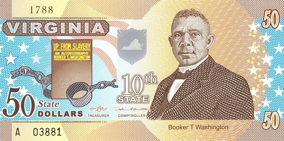 США Банкнота 50 долларов - Вирджиния UNC (12286)