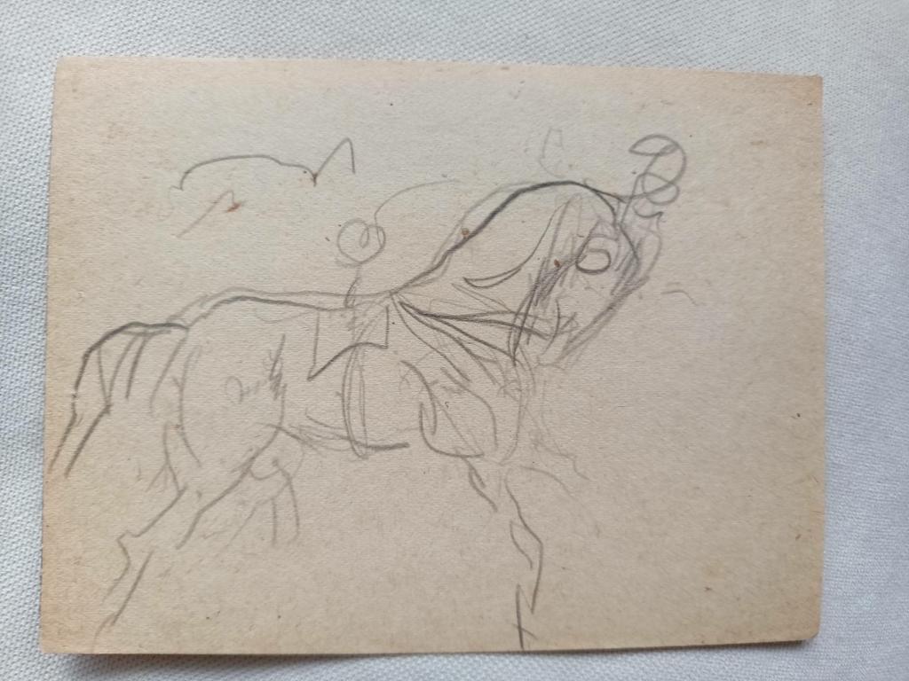 Фонвизин А.В. (1883-1973) "Цирковая лошадь. Рисунок 1"