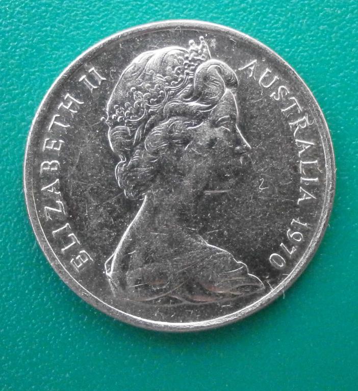 5 центов. 1970 год. Австралия. блеск! состояние!! дёшево. в коллекцию.