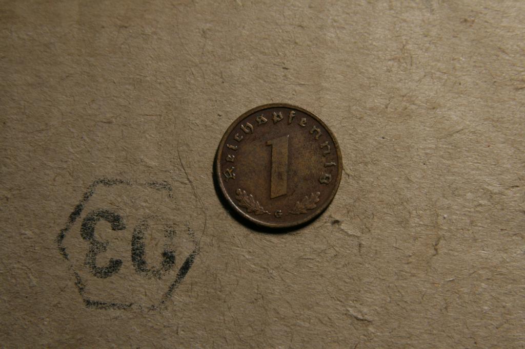 1 пфенниг III рейх 1939 год