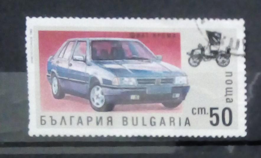 Марка. Болгария 1992. Автомобиль. Транспорт.