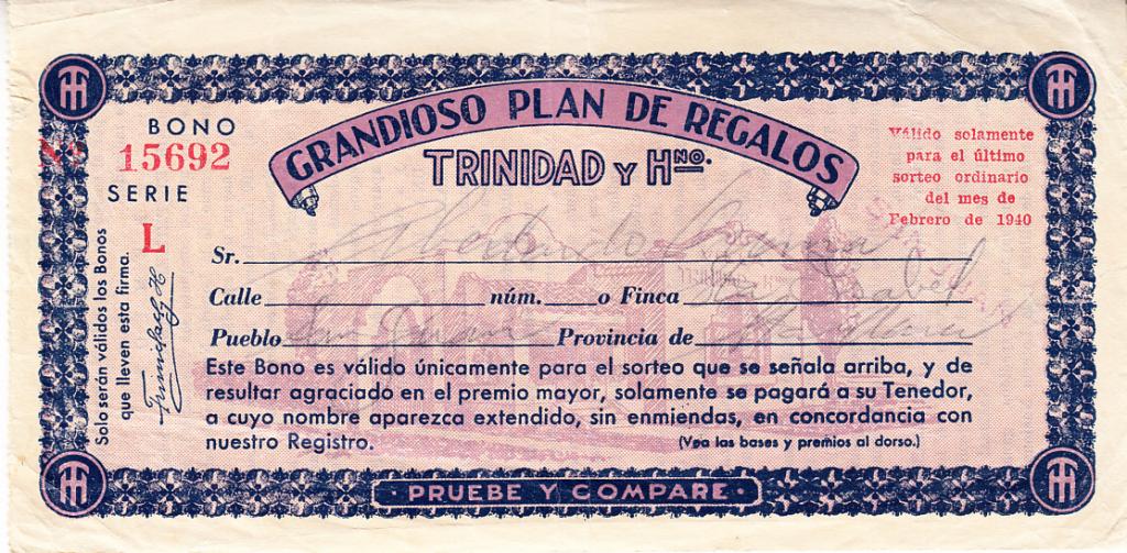 Куба Бона 1940 год VF (10210)