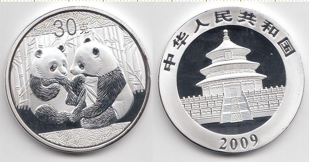 Китай Монетовидный жетон 2009 год - Панда UNC (16428)