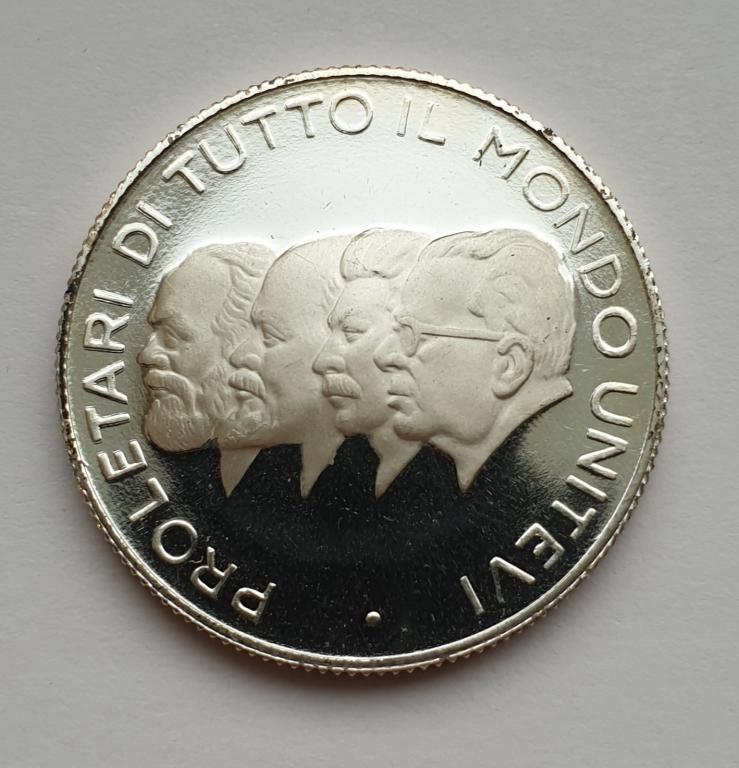 Италия Монетовидный жетон (частный выпуск) - Пролетарии всех стран, соединяйт... UNC (37049)