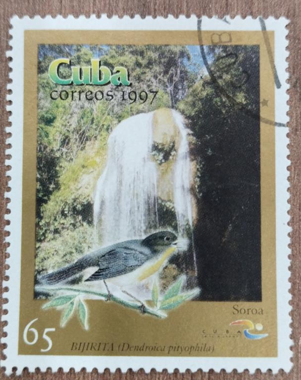 Почтовая марка Куба 1997 Фауна Птицы  