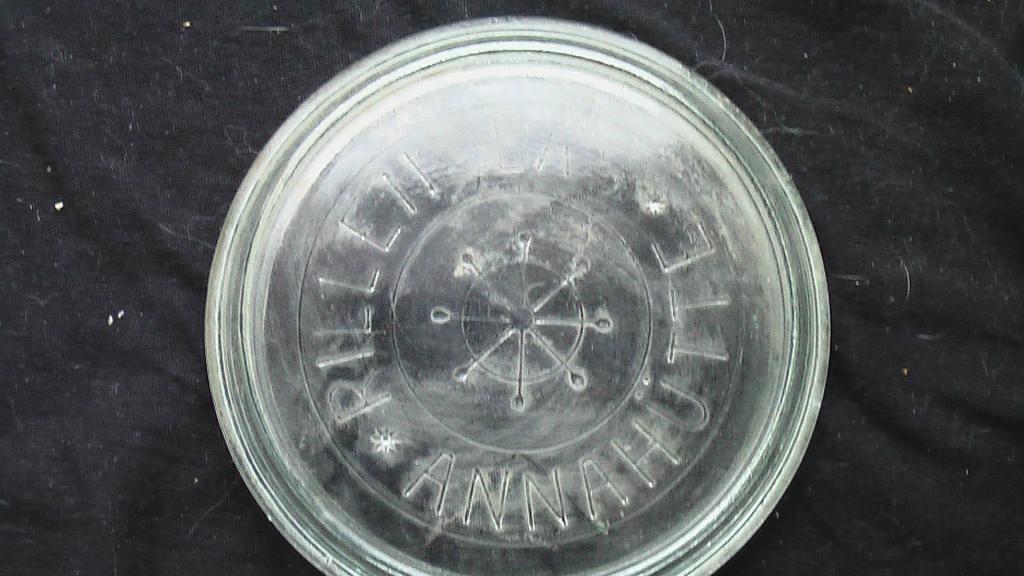 Крышка от банки Rillenglas Annahutte.Германия.Штурвал. 1930-40 годы.