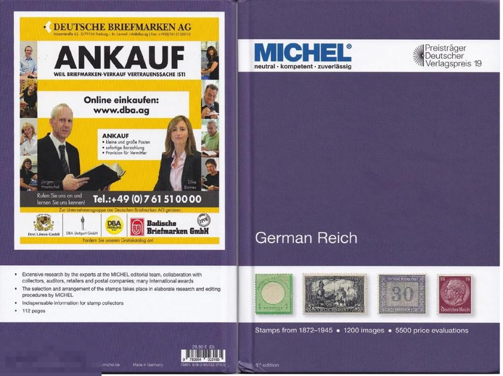 Каталог Мичел. Michel. Германский Рейх 1872-1945 (2021) 