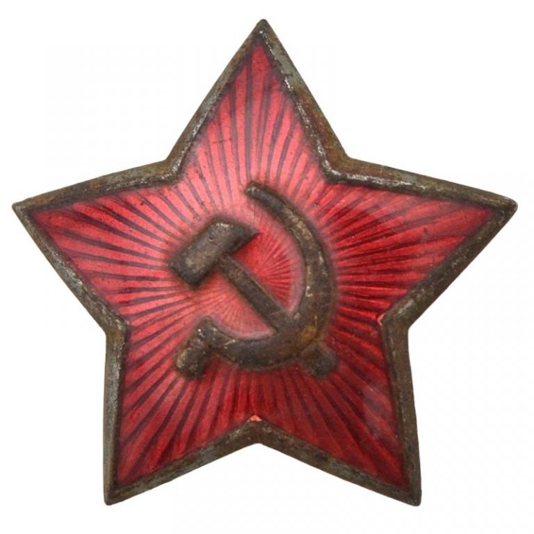 32-мм звезда на фуражку СА образца 1955 года (90586)