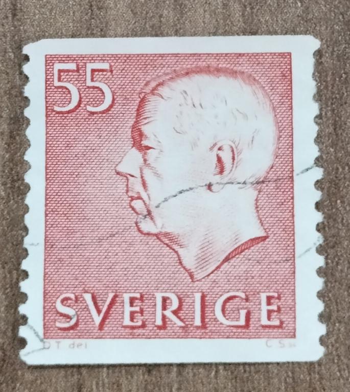 Почтовая марка Швеция стандарт Знаменитые люди