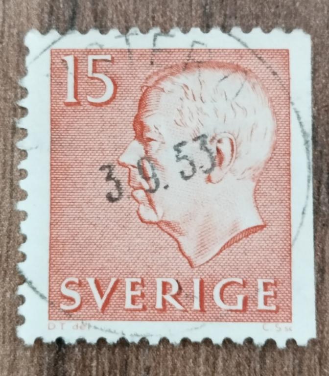 Почтовая марка Швеция стандарт Знаменитые люди