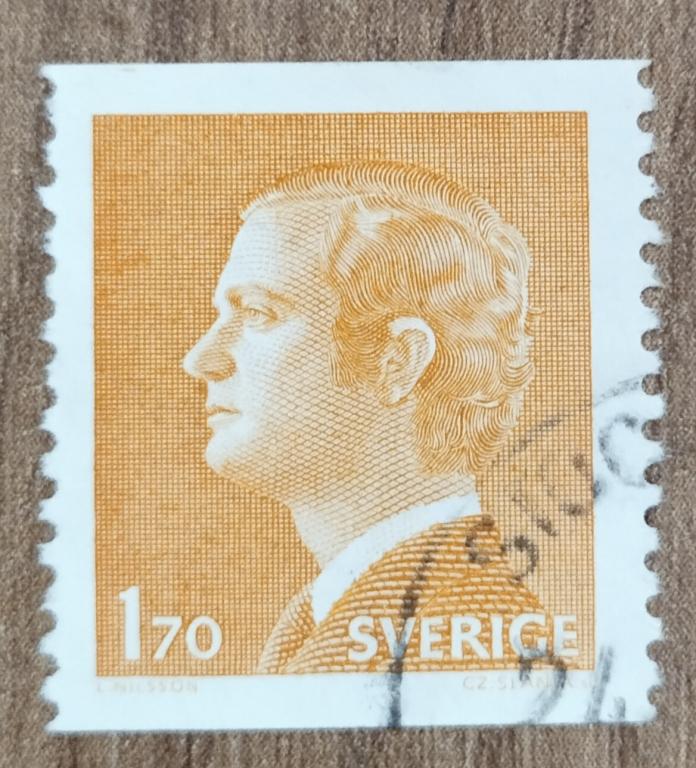 Почтовая марка Швеция стандарт Знаменитые люди