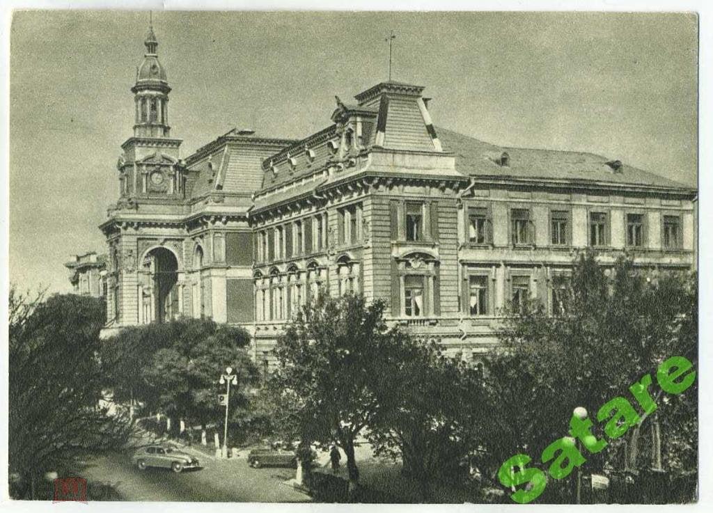 Баку - Здание городского Совета - Изогиз 1954 год (116)