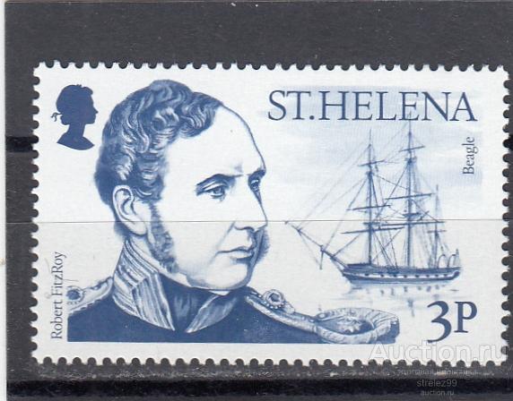ST. HELENA  ОСТРОВ СВЯТОЙ ЕЛЕНЫ     Корабли Парусники Путешественники № 453  1986 Сост**  MNH