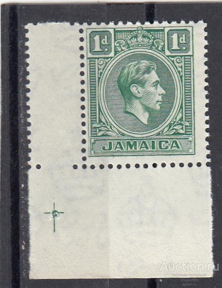 JAMAICA  ЯМАЙКА      Георг VI  Угол  № 121  1938  Сост** MNH