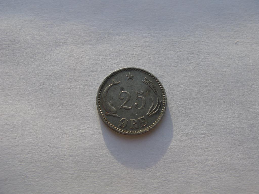 Дания 25 оре 1900 г.