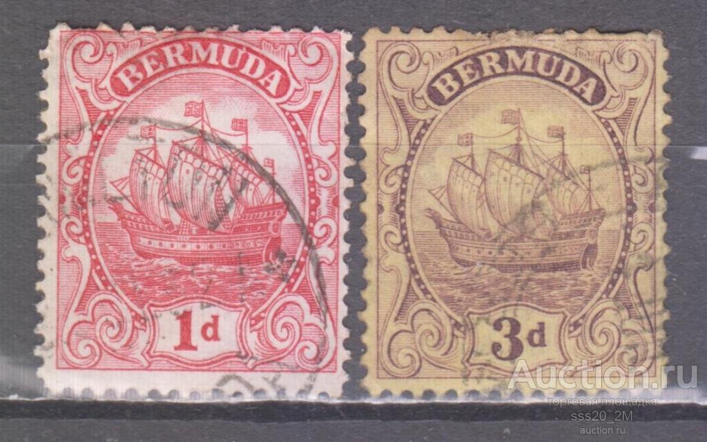 Бермуды 1922 парусник Mi71III,77
